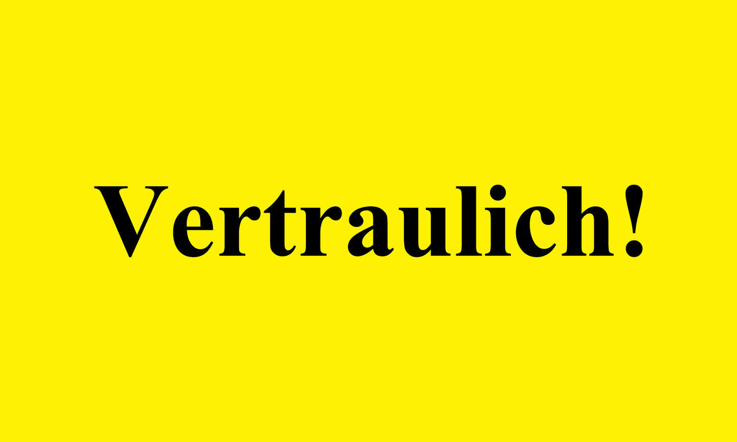 1000 Aufkleber Büroorganisation "Vertraulich" aus Papier ES-OFFICE500-PA