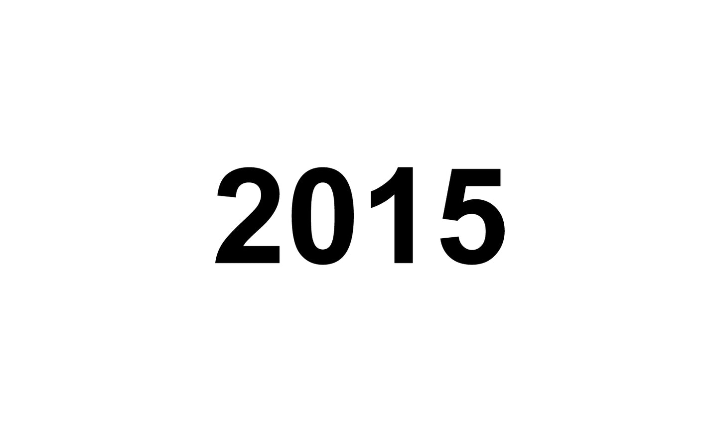 1000 Aufkleber Büroorganisation "2015" aus Papier ES-OFFICE5600-PA