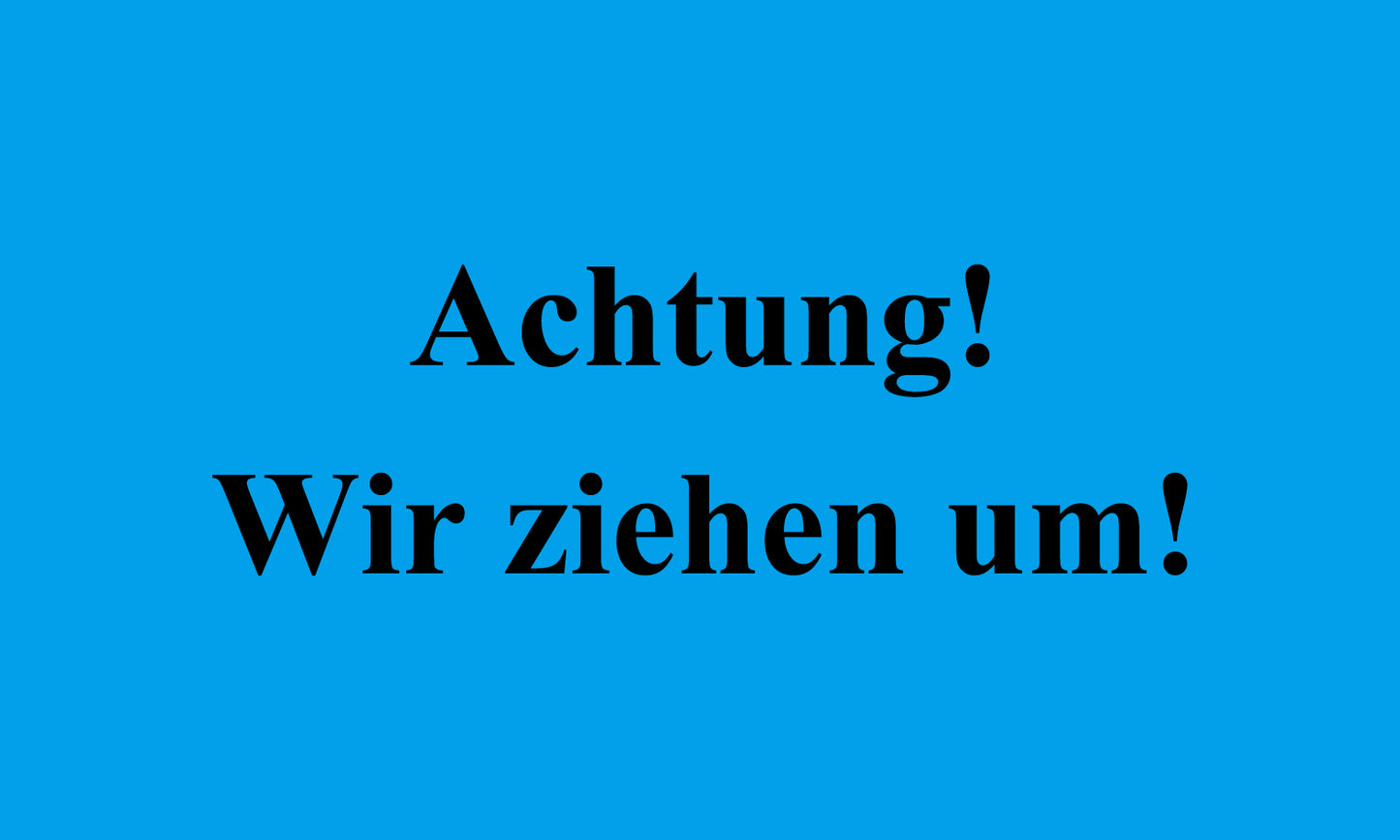 1000 Büroorganisation "Achtung! Wir ziehen um!" aus Plastik ES-OFFICE600-PE