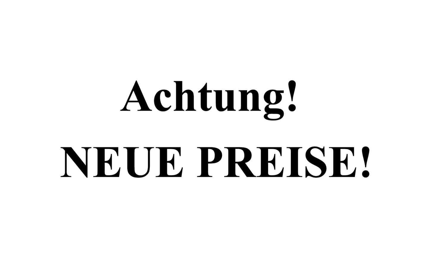 1000 Büroorganisation "Achtung! Neue Preise!" aus Plastik ES-OFFICE900-PE