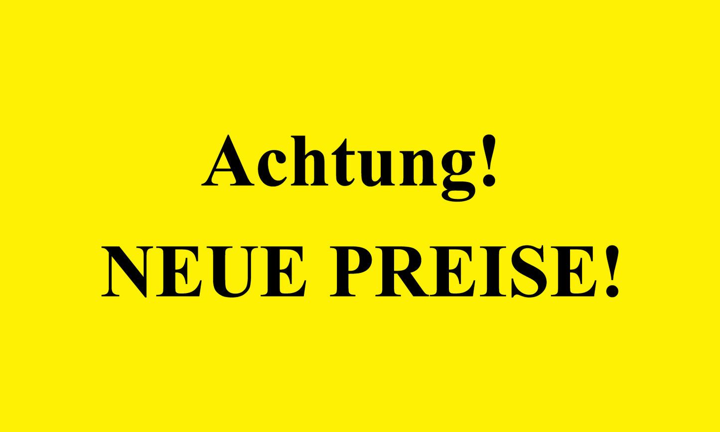 1000 Büroorganisation "Achtung! Neue Preise!" aus Plastik ES-OFFICE900-PE
