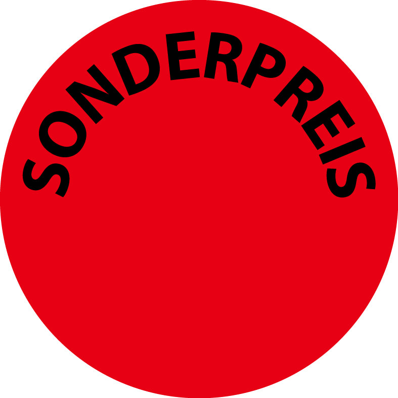 Promotionsaufkleber Angebotsaufkleber Sonderangebotsaufkleber "Sonderpreis" 10-60 cm ES-PR-4250