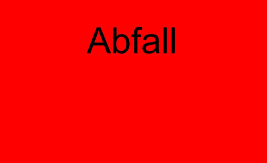 1000 Stück Qualitätssicherung "Abfall" aus Plastik ES-QUAL-1080