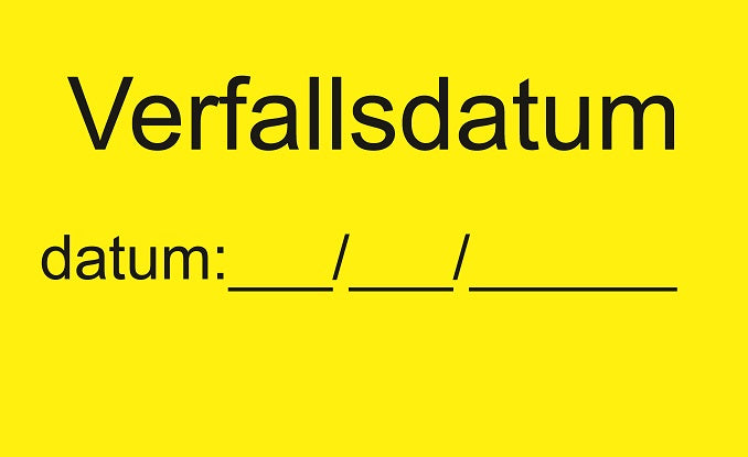 1000 Stück Qualitätssicherung "Verfallsdatum" aus Papier ES-QUAL-1090