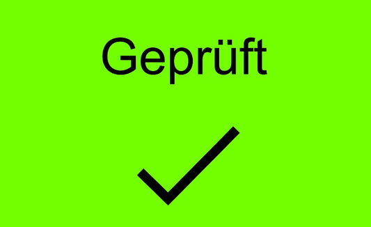 1000 Stück Qualitätssicherung "Geprüft" aus Plastik ES-QUAL-1130