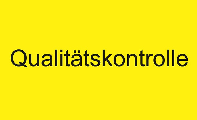 1000 Stück Qualitätssicherung "Qualitätskontrolle" aus Papier ES-QUAL-1260
