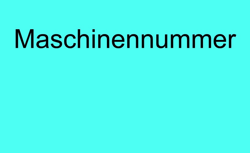 1000 Stück Qualitätssicherung "Maschinennummer" aus Papier ES-QUAL-1430