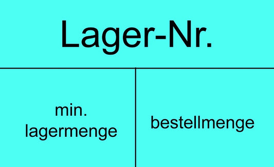 1000 Stück Qualitätssicherung "Lager-Nr" aus Papier ES-QUAL-1590