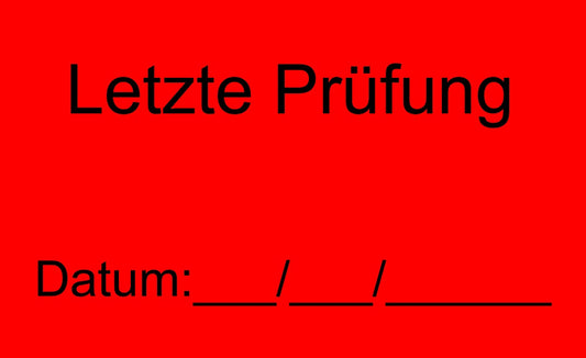 1000 Stück Qualitätssicherung "Letzte Prüfung" aus Plastik ES-QUAL-1680