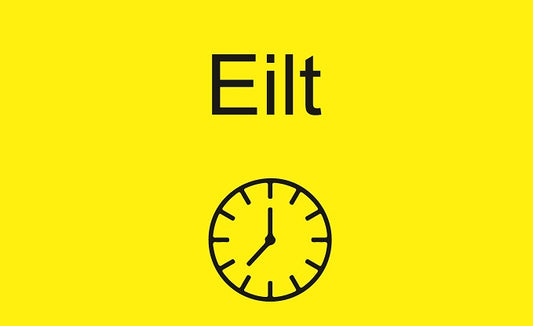 1000 Stück Qualitätssicherung "Eilt" aus Plastik ES-QUAL-1910