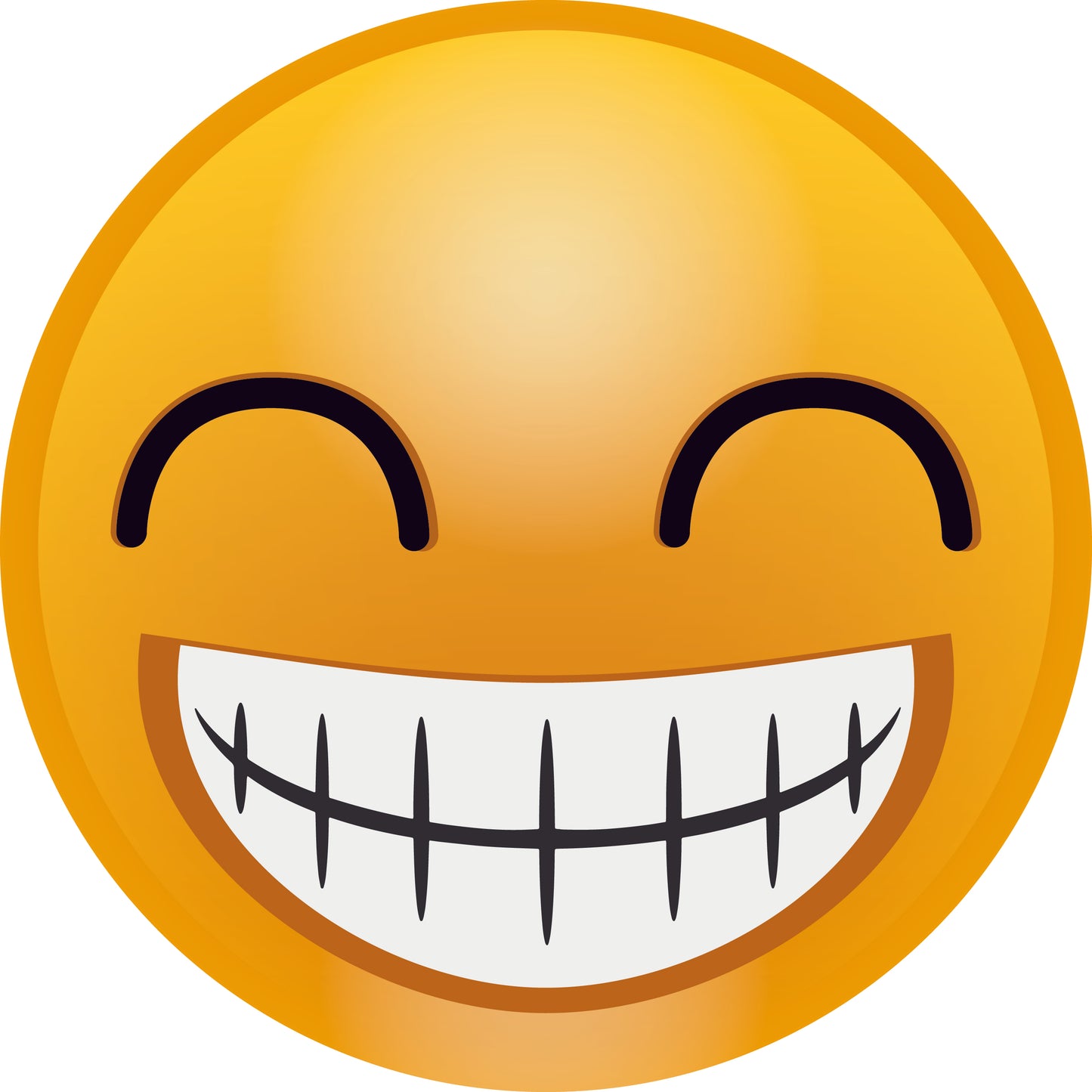 Smiley Aufkleber 2- 60 cm große Mengen besonders preiswert ES-SMI-10080