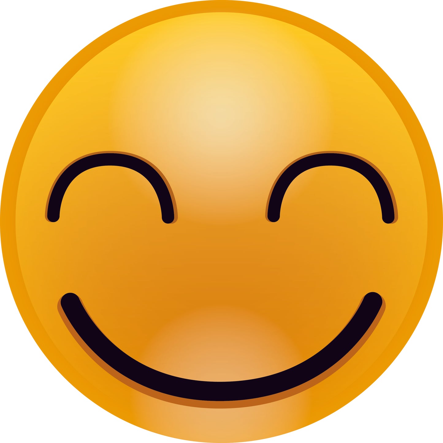 Smiley Aufkleber 2- 60 cm große Mengen besonders preiswert ES-SMI-10430