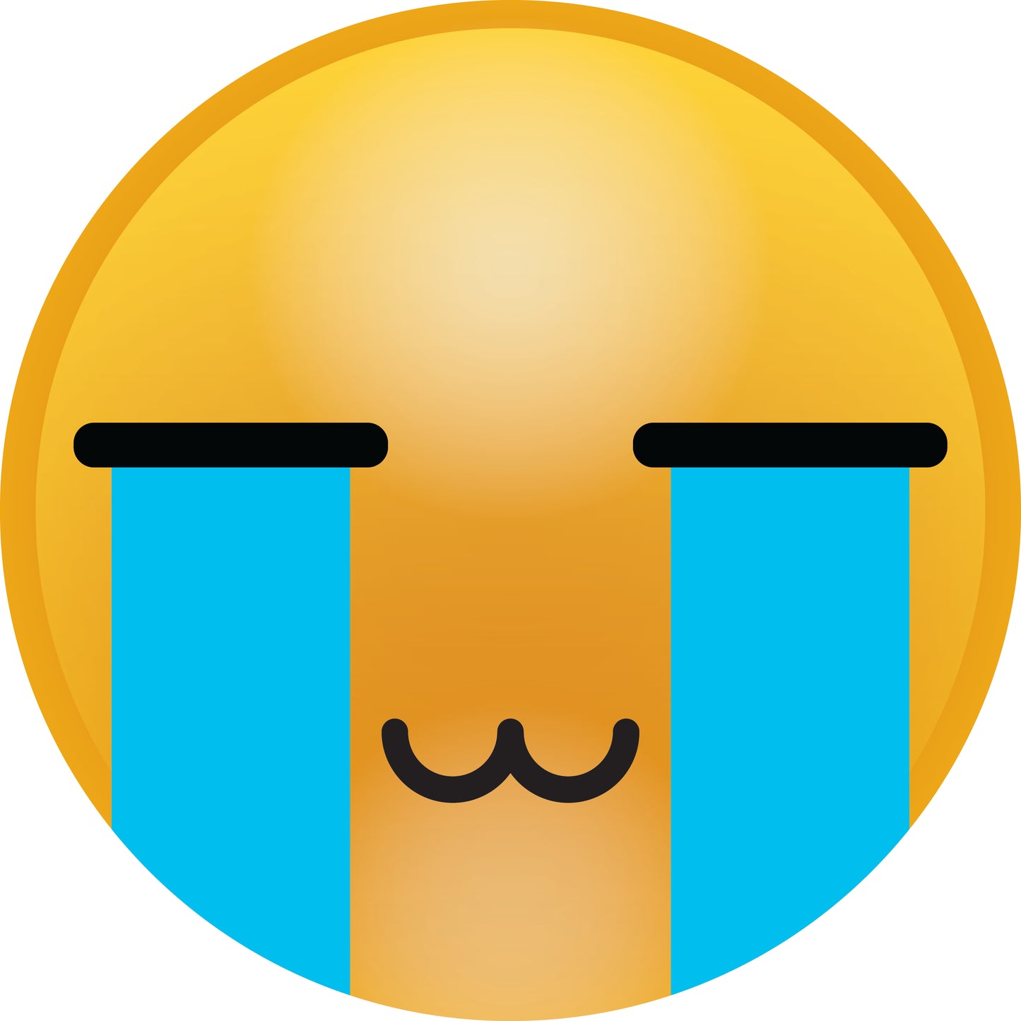 Smiley Aufkleber 2- 60 cm große Mengen besonders preiswert ES-SMI-10500