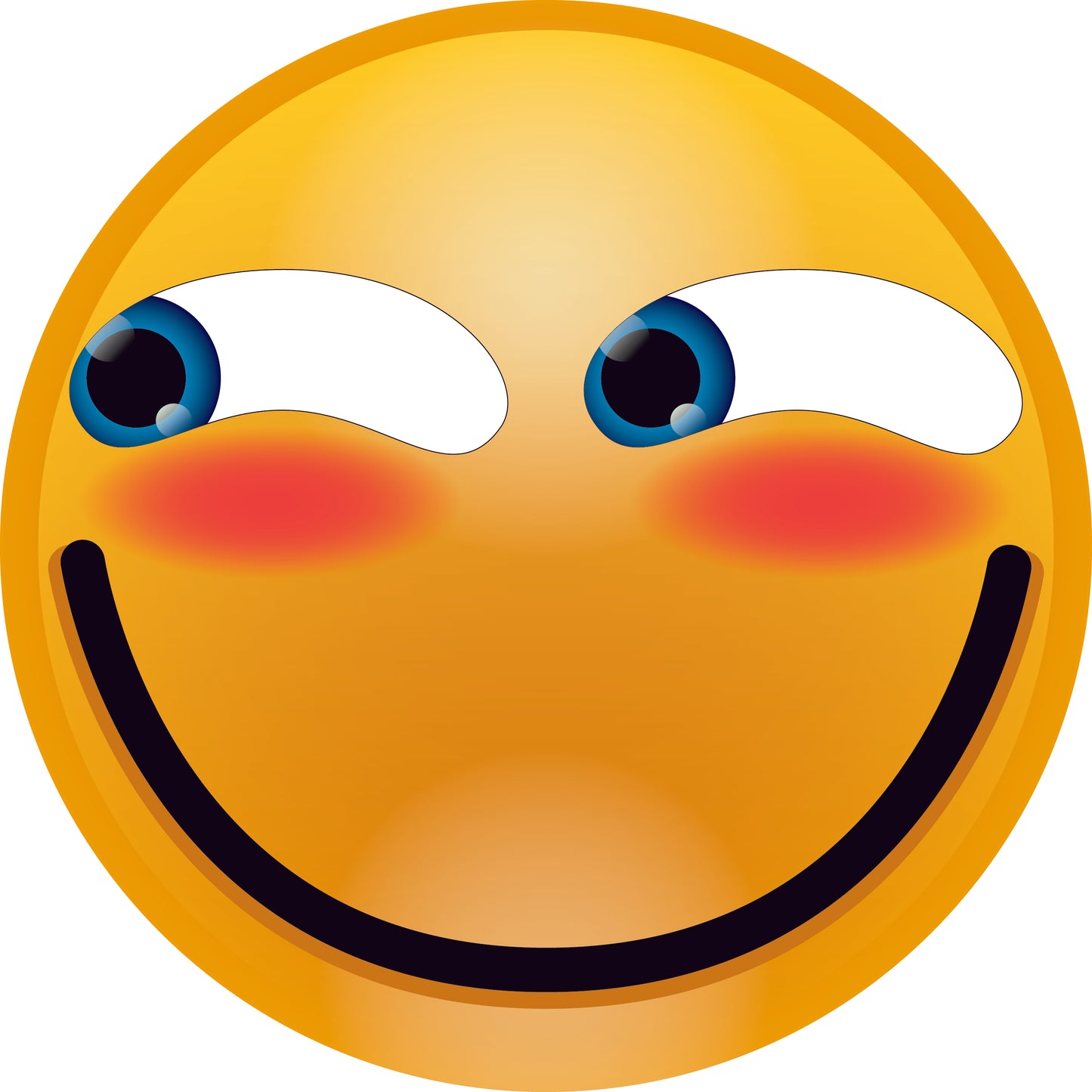 Smiley Aufkleber 2- 60 cm große Mengen besonders preiswert ES-SMI-10550