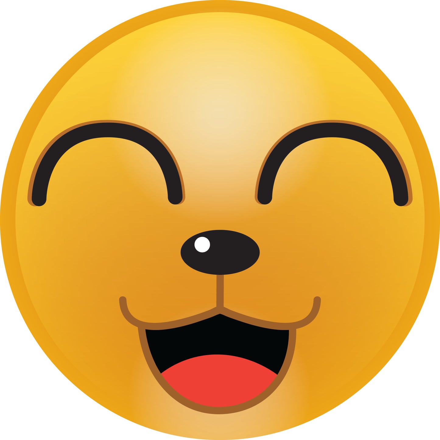 Smiley Aufkleber 2- 60 cm große Mengen besonders preiswert ES-SMI-10830
