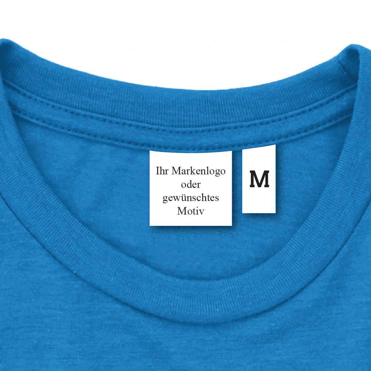 Textiletiketten aus gewebtem Stoff