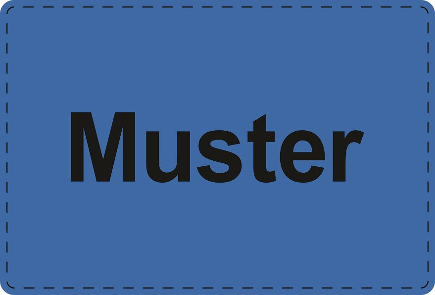 Versandaufkleber "Muster" aus Papier