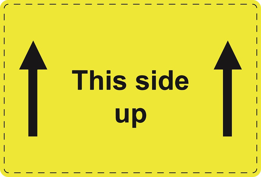 1000 Versandaufkleber "This side up" aus Plastik ES-VER-PE-5200