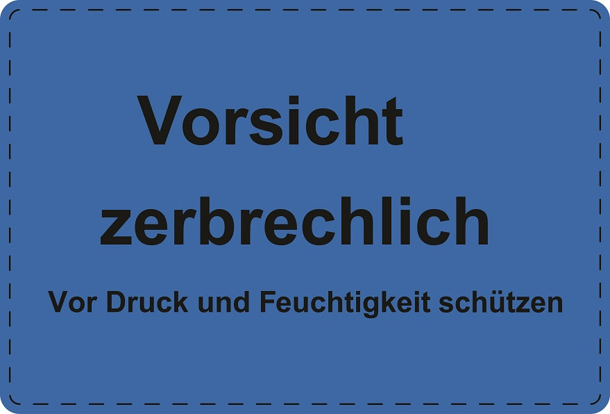 1000 Versandaufkleber "Vorsicht zerbrechlich" aus Plastik ES-VER-PE-6800