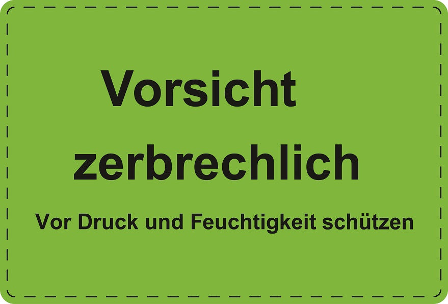1000 Versandaufkleber "Vorsicht zerbrechlich" aus Papier ES-VER-PA-6800