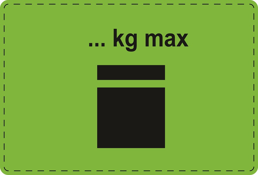 1000 Versandaufkleber "StapelfESt" aus Plastik ES-VER-PE-8200