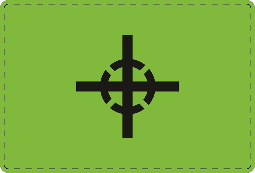 1000 Versandaufkleber "Schwerpunkt" aus Plastik ES-VER-PE-8300