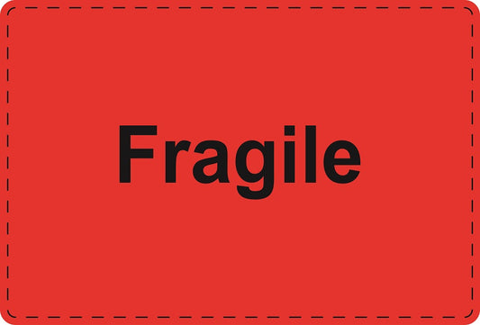 1000 Versandaufkleber "Fragile" aus Plastik ES-VER-PE-9900