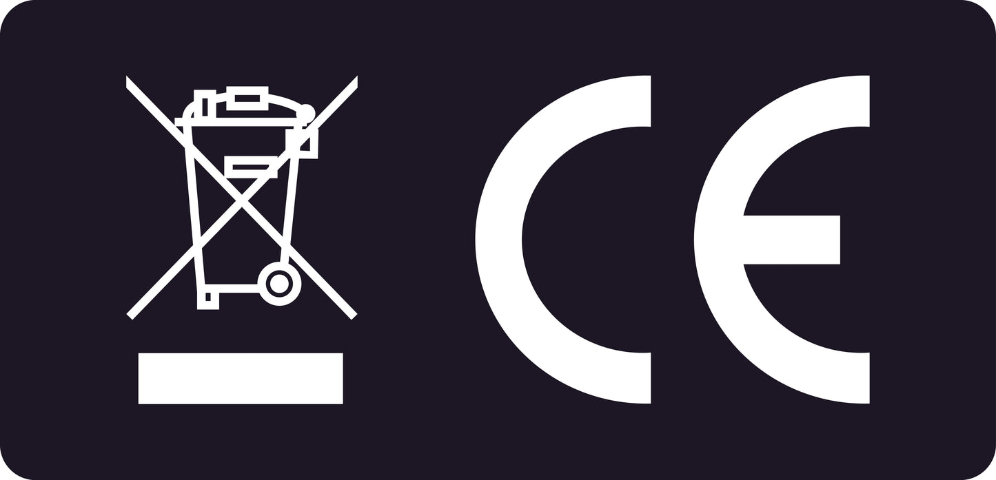 100x Elektrogeräte-Kennzeichen "GS EAC CE" kombiniert ES-WeeePE-300-88