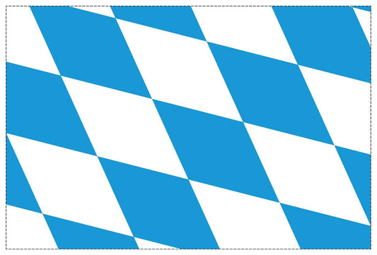 Deutschland Bundesländer Flaggen-Fahnen Aufkleber Bayern1  5-60cm  FL-DE-Bayern2