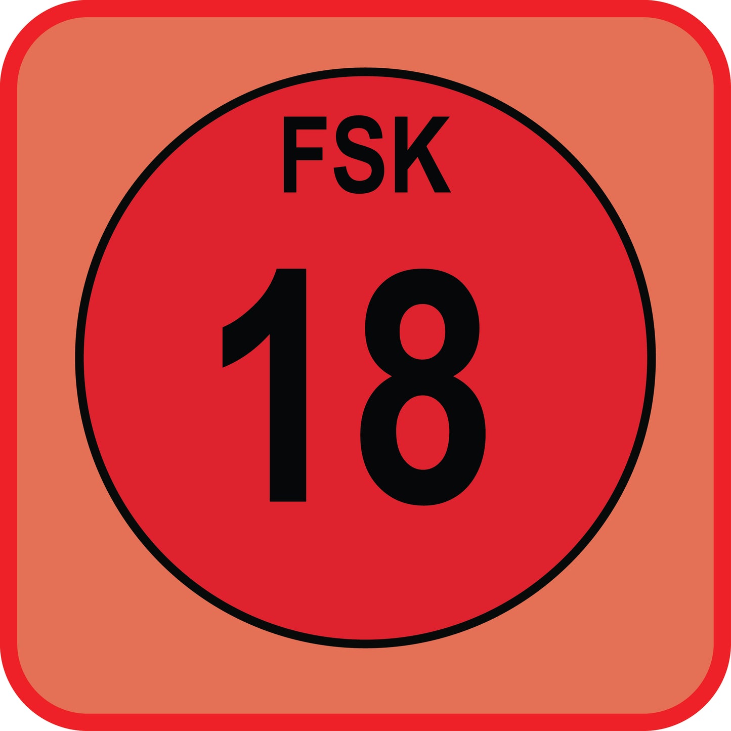 FSK 15x15mm und 34,6x34,6 mm Aufkleber LO-FSK-18