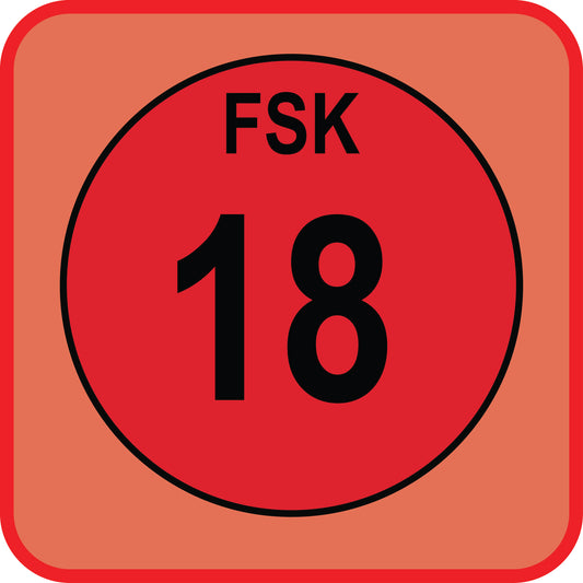 FSK 15x15mm  und 34,6x34,6 mm  Aufkleber  LO-FSK-18