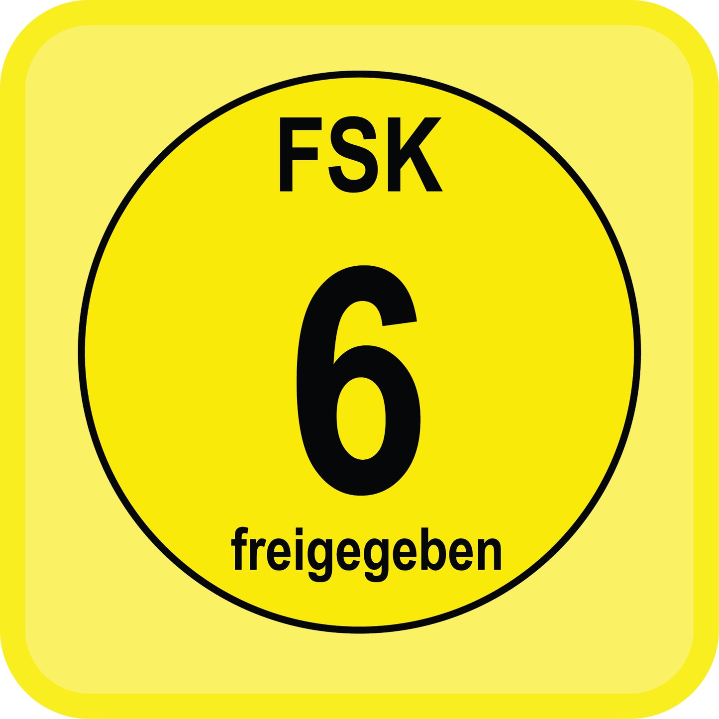 FSK 15x15mm und 34,6x34,6 mm Aufkleber LO-FSK-6
