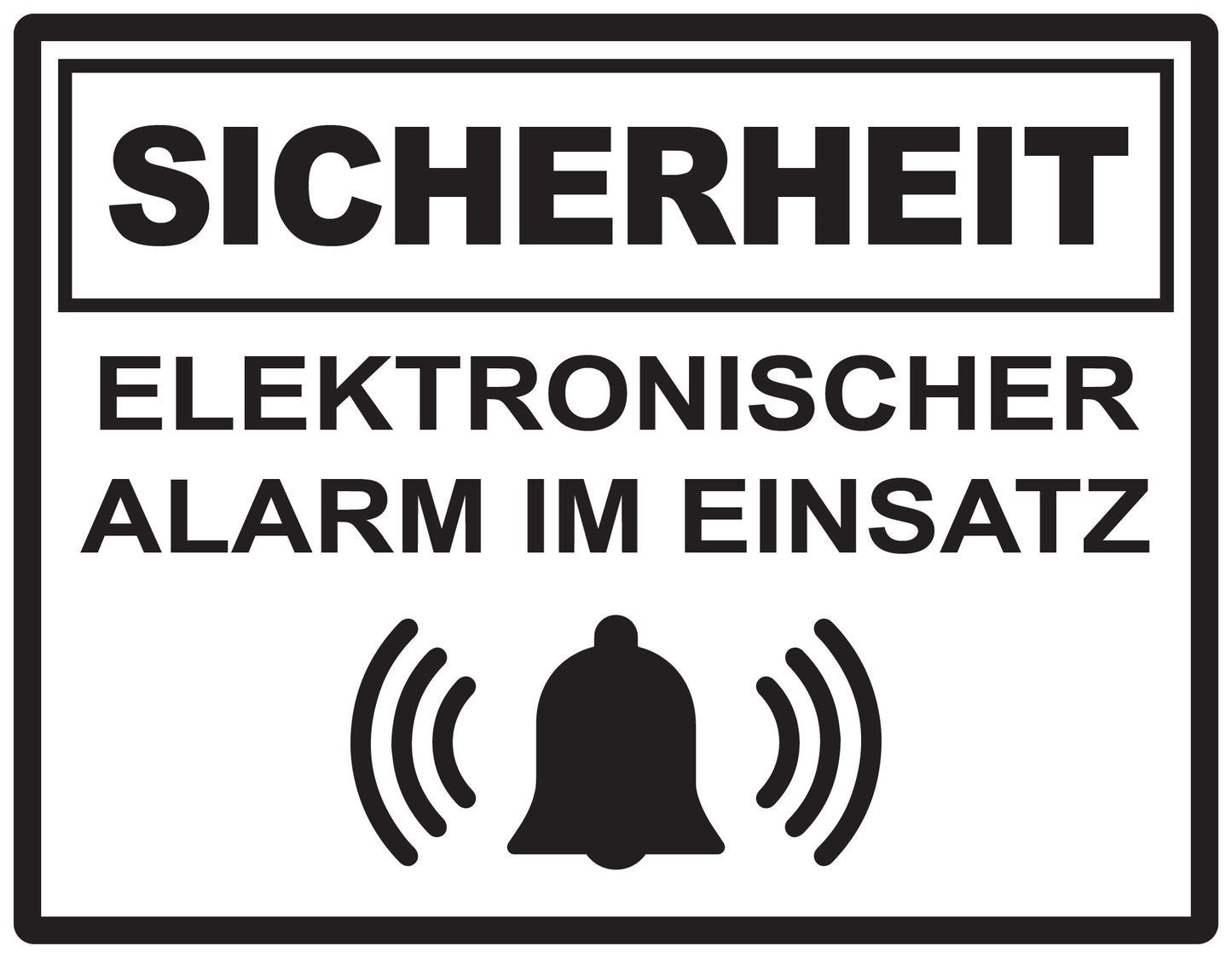 Alarmaufkleber 2-8 cm LO-ALARM-H-11900-88 Material transparent