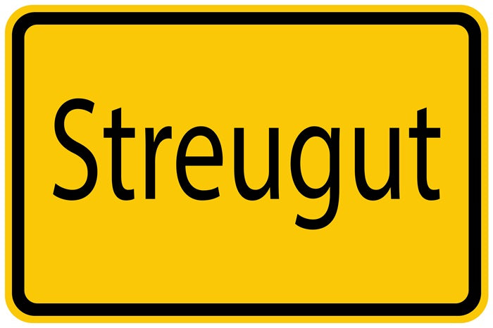 Baustellenaufkleber "Streugut" LO-BAU-1520