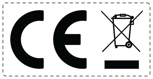 100x Elektrogeräte-Kennzeichen "GS EAC CE" kombiniert LO-CEWEE-PE-2010-0