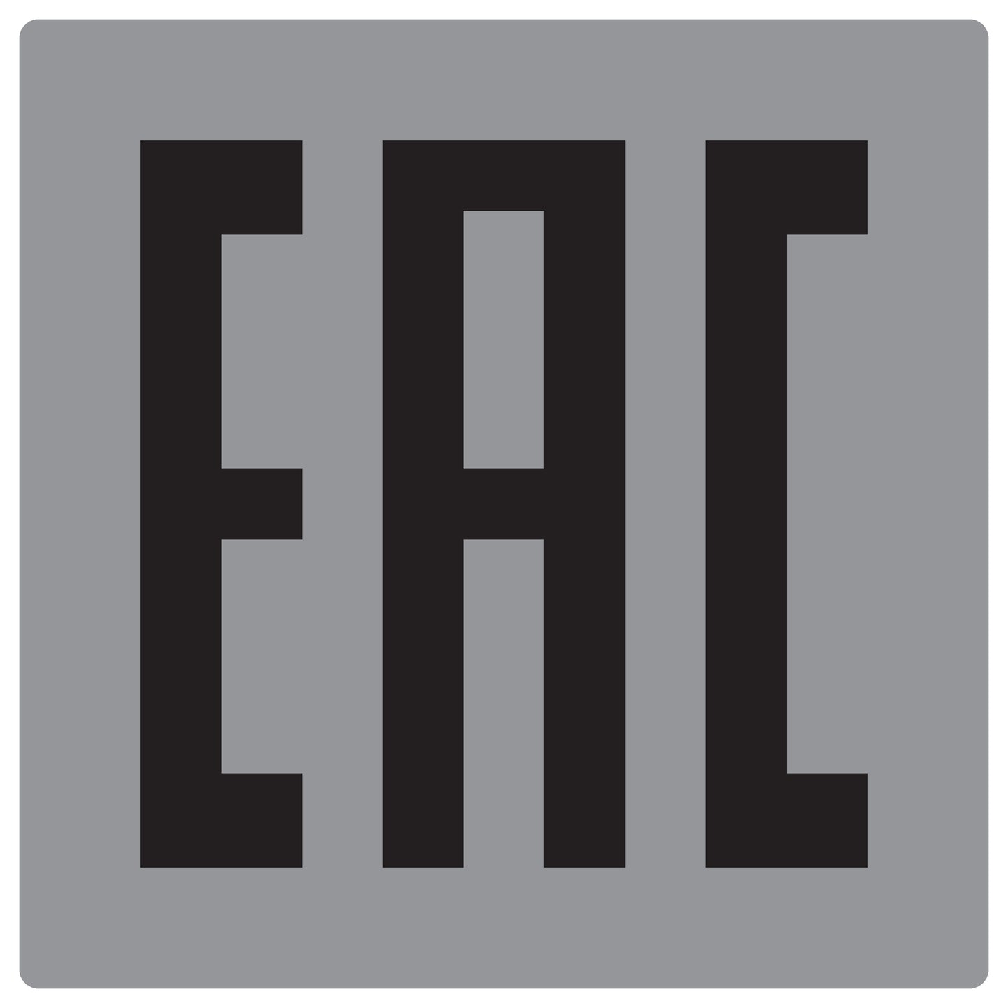 100x Elektrogeräte-Kennzeichen "EAC" Eurasian Conformity LO-EAC-PE-1010-SIM