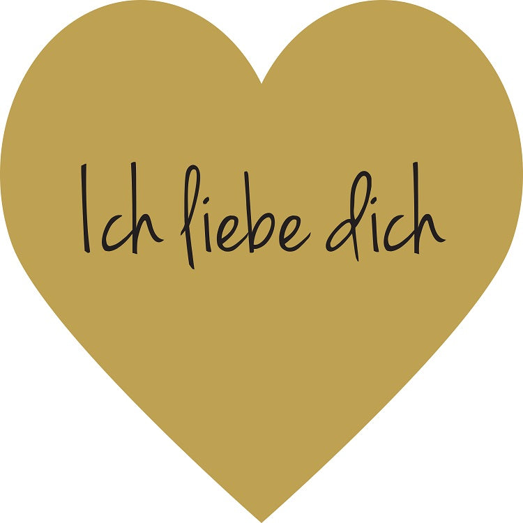 Herzaufkleber 1 - 10cm mit Wunschtext bedruckt Gold- Silber- und rot-farbig outdoorbeständig