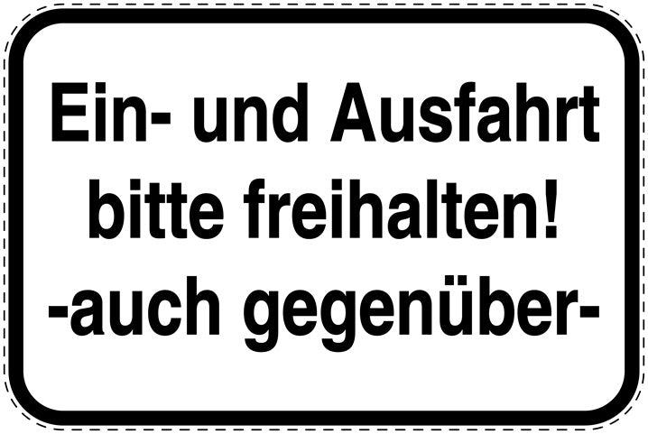Parkplatzverbotsschilder (Parken verboten) als Aufkleber LO-PARKEN-10500-V-0