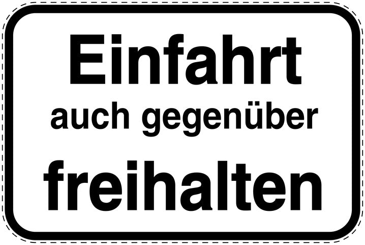 Parkplatzverbotsschilder (Parken verboten) als Aufkleber LO-PARKEN-11000-V-0