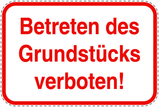 Parkplatzverbotsschilder (Parken verboten) rot als Aufkleber LO-PARKEN-11200-V-14