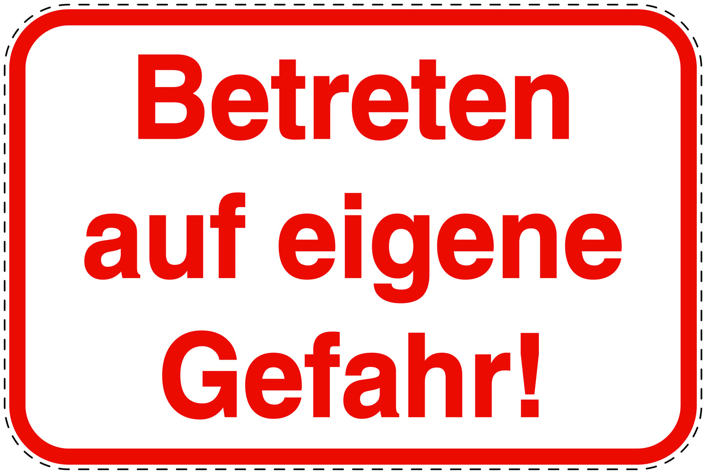 Parkplatzverbotsschilder (Parken verboten) rot als Aufkleber LO-PARKEN-11300-V-14