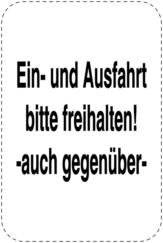 Parkplatzverbotsschilder (Parken verboten) schwarz als Aufkleber LO-PARKEN-20500-H-88