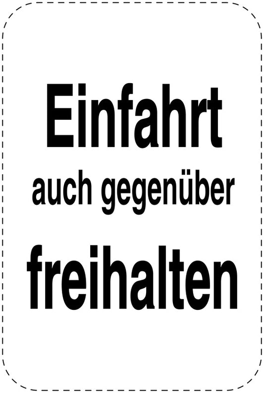 Parkplatzverbotsschilder (Parken verboten) schwarz als Aufkleber LO-PARKEN-21000-H-88