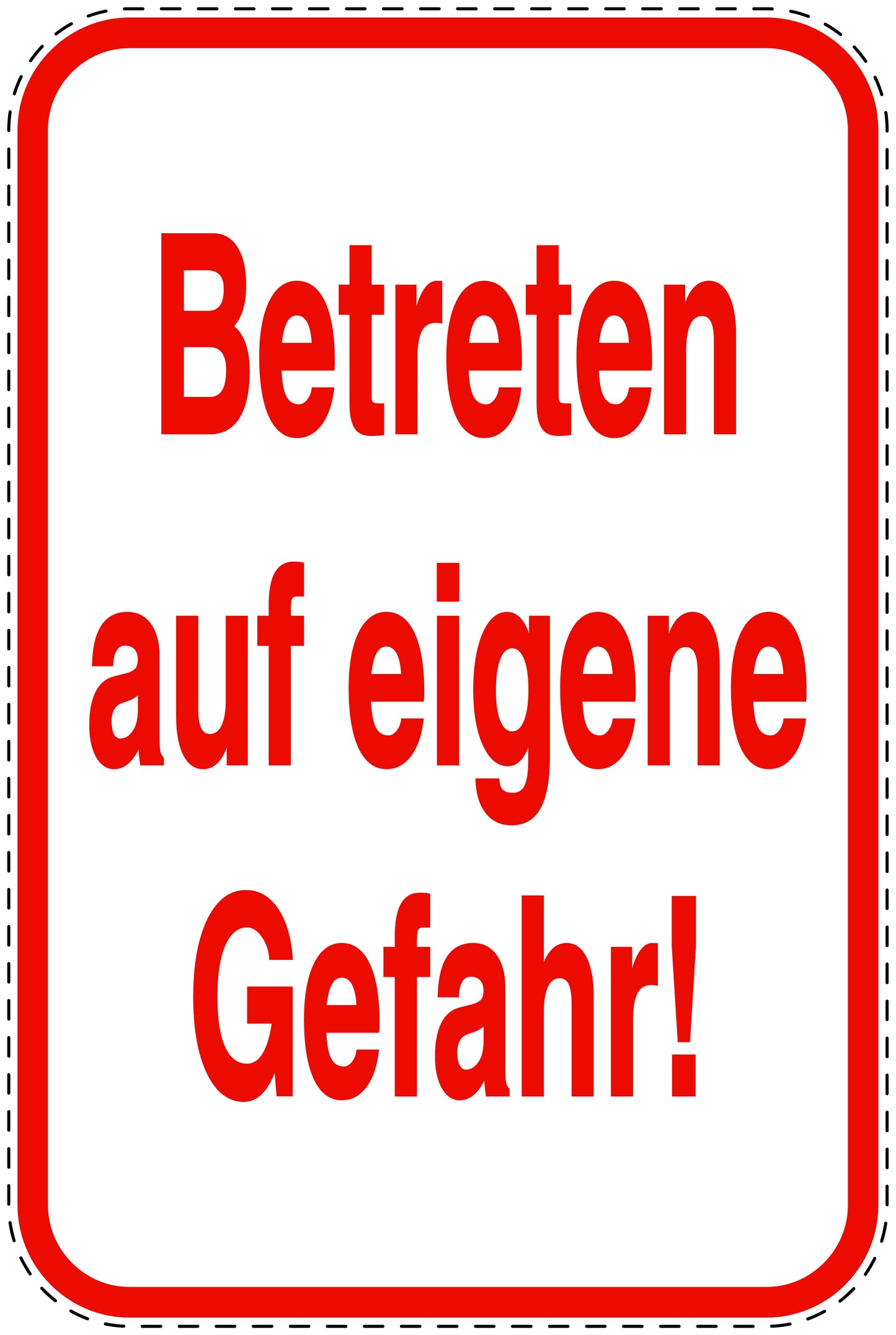 Parkplatzverbotsschilder (Parken verboten) rot als Aufkleber LO-PARKEN-21300-H-14