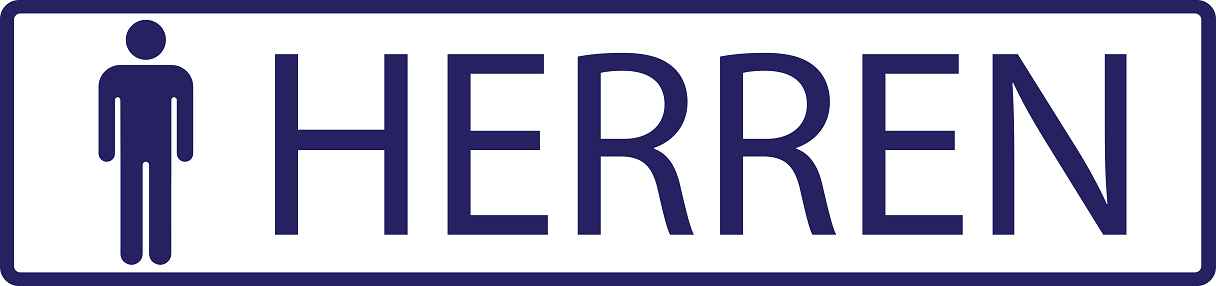 Gebäude Aufkleber Piktogramme "Herren Toilette" 5-30 cm LO-PIKTO1210-44