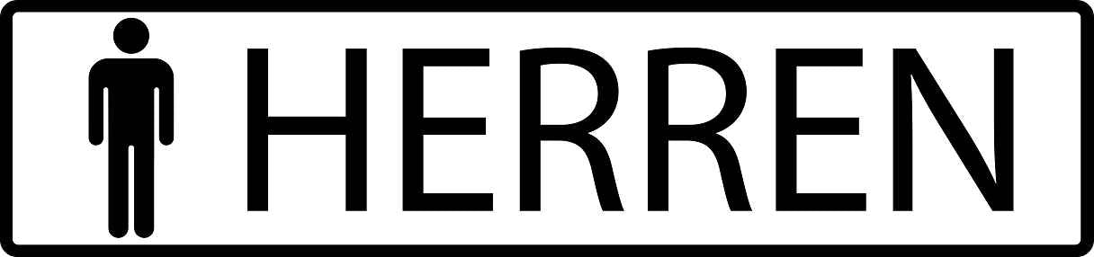 Gebäude Aufkleber Piktogramme "Herren Toilette" 5-30 cm LO-PIKTO1210-88