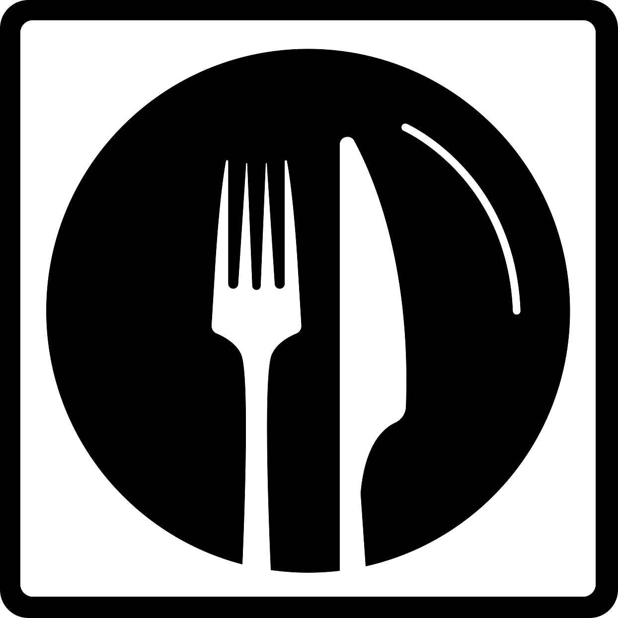 Gebäude Aufkleber Piktogramme "Lokal" 5-30 cm LO-PIKTO2800-88