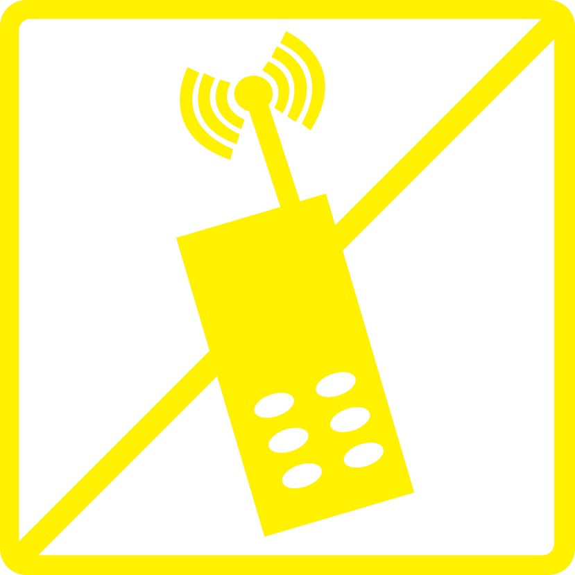Gebäude Aufkleber Piktogramme "Verbot - Handy" 5-30 cm LO-PIKTO3300-3