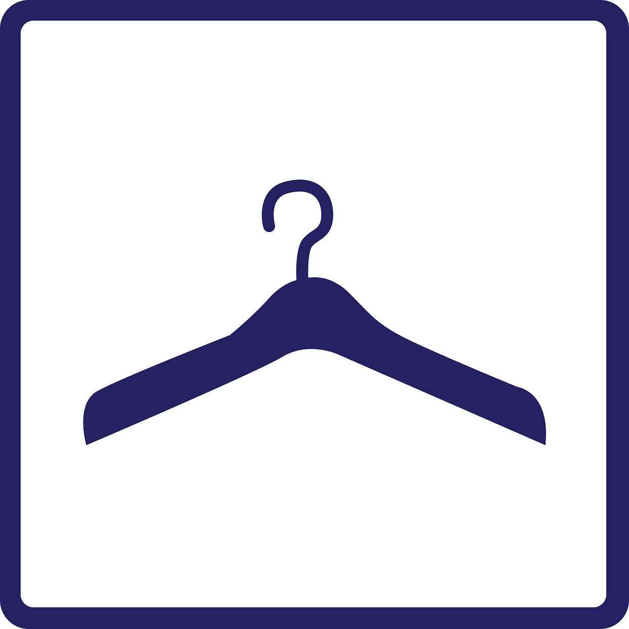 Gebäude Aufkleber Piktogramme "Umkleide" 5-30 cm LO-PIKTO3400-44