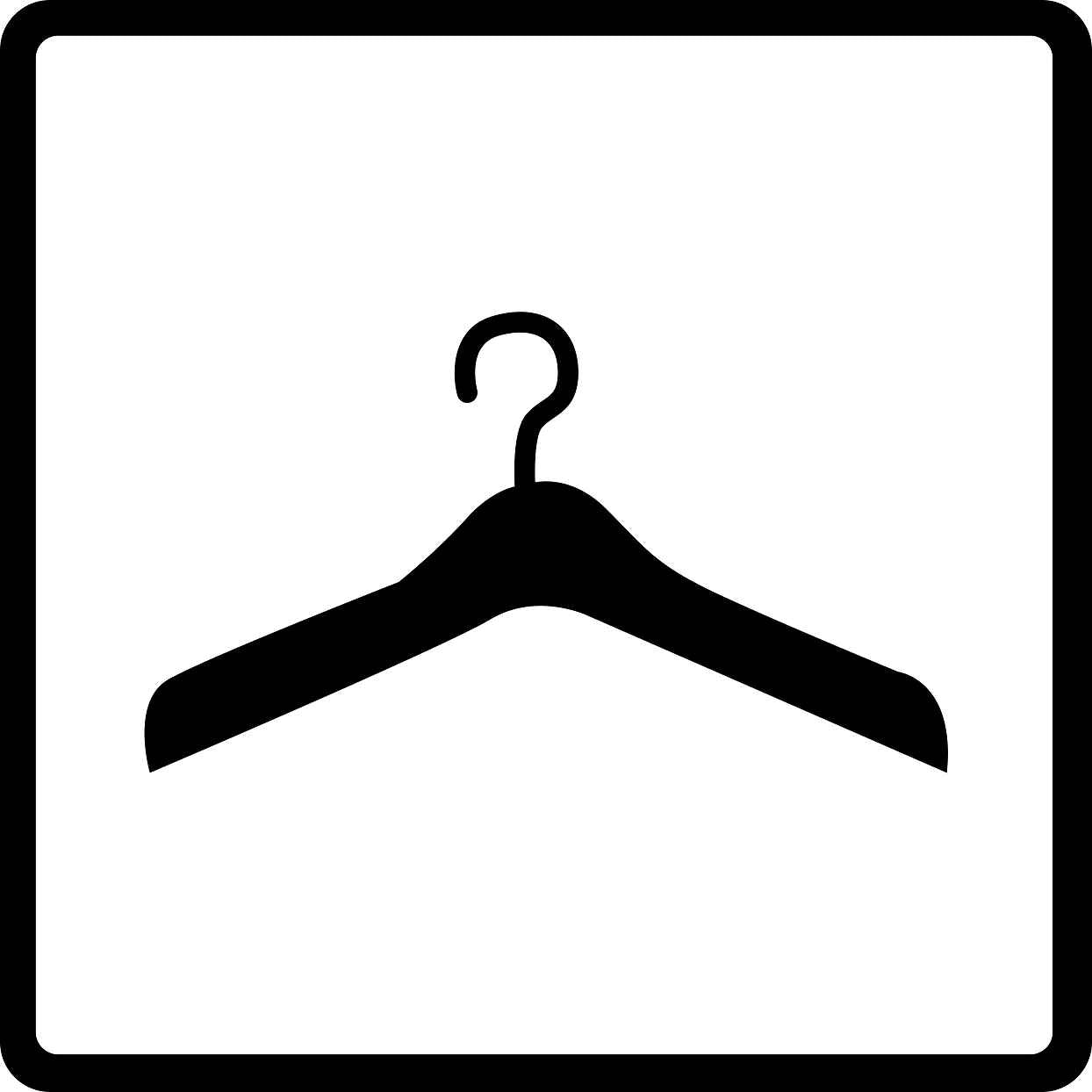 Gebäude Aufkleber Piktogramme "Umkleide" 5-30 cm LO-PIKTO3400-88